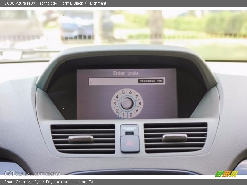 Formal Black / Parchment 2008 Acura MDX Technology