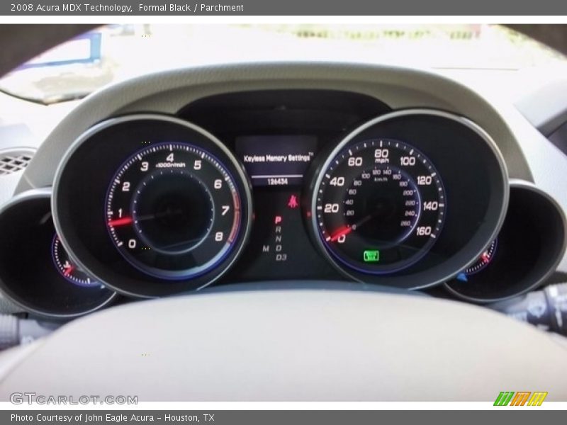 Formal Black / Parchment 2008 Acura MDX Technology