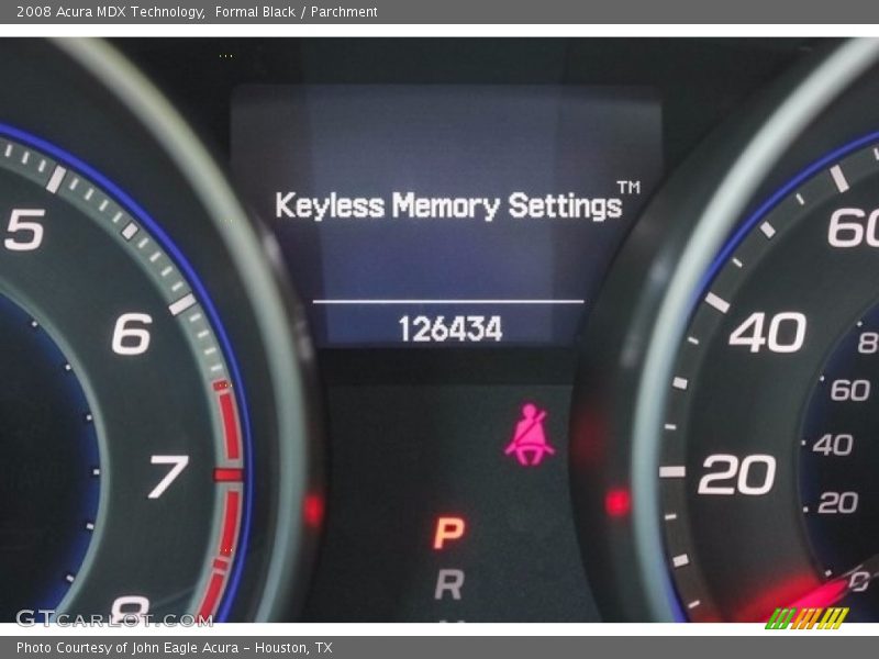 Formal Black / Parchment 2008 Acura MDX Technology