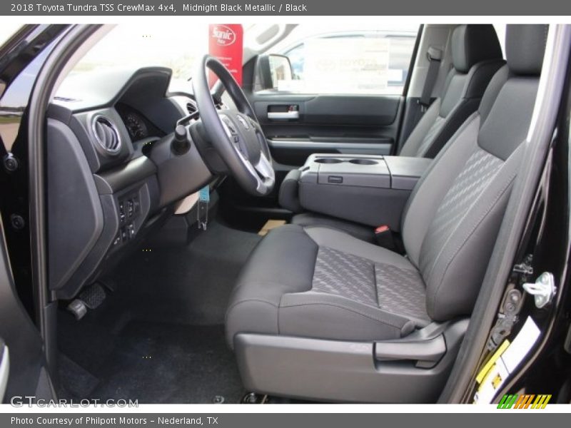 Front Seat of 2018 Tundra TSS CrewMax 4x4