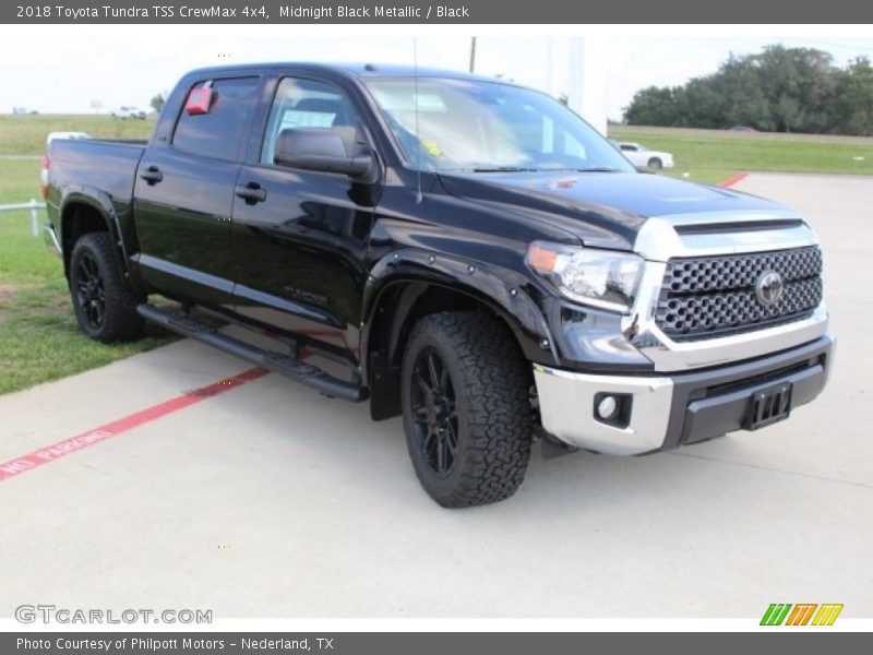 Midnight Black Metallic / Black 2018 Toyota Tundra TSS CrewMax 4x4