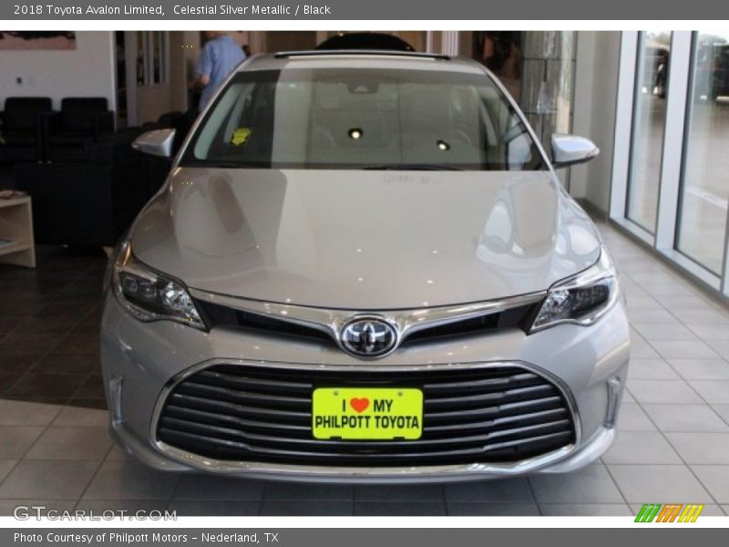 Celestial Silver Metallic / Black 2018 Toyota Avalon Limited