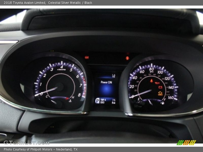 Celestial Silver Metallic / Black 2018 Toyota Avalon Limited