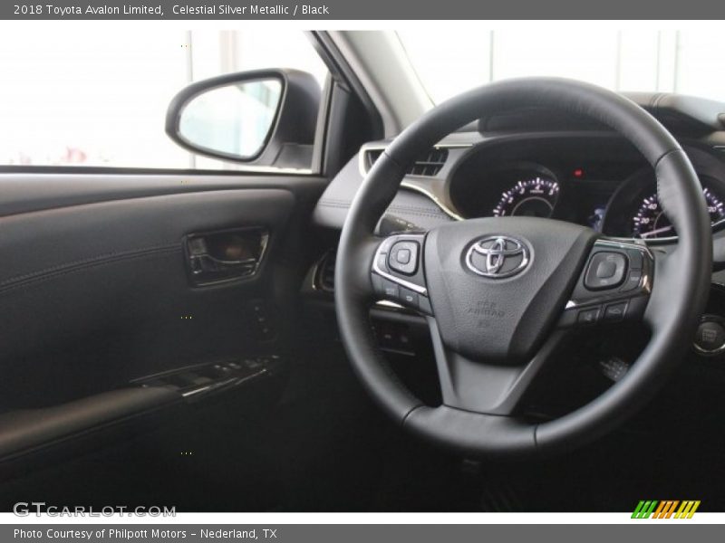 Celestial Silver Metallic / Black 2018 Toyota Avalon Limited