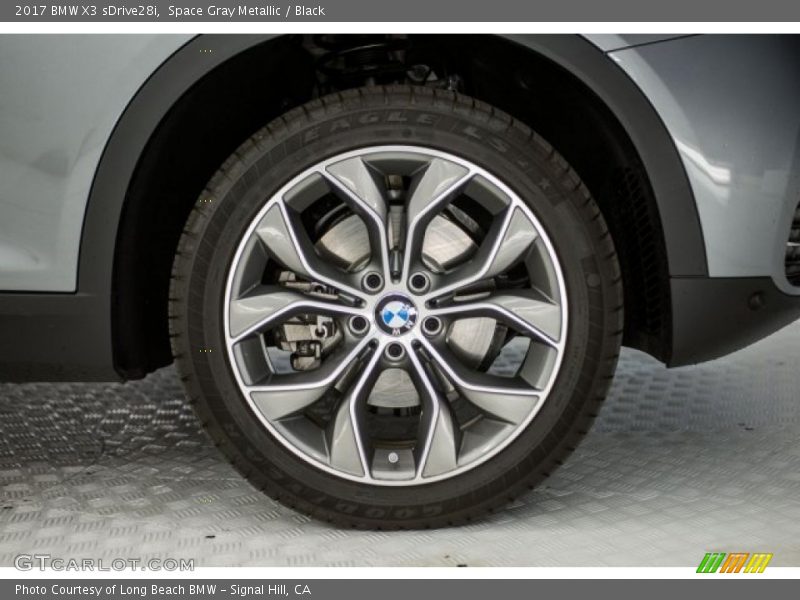 Space Gray Metallic / Black 2017 BMW X3 sDrive28i