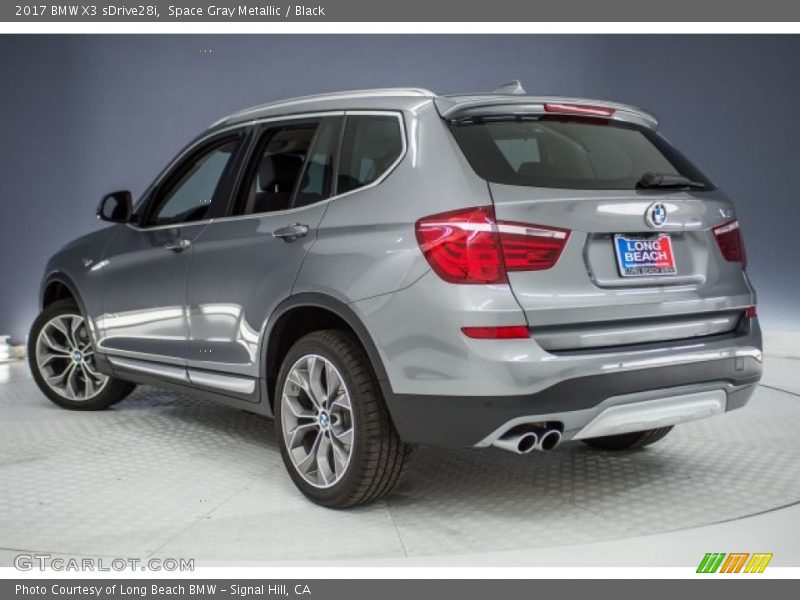 Space Gray Metallic / Black 2017 BMW X3 sDrive28i