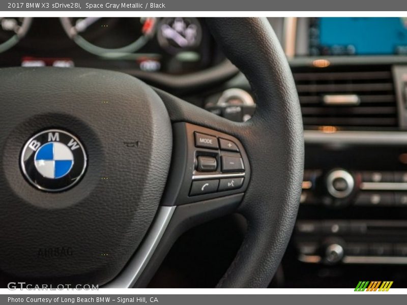 Space Gray Metallic / Black 2017 BMW X3 sDrive28i