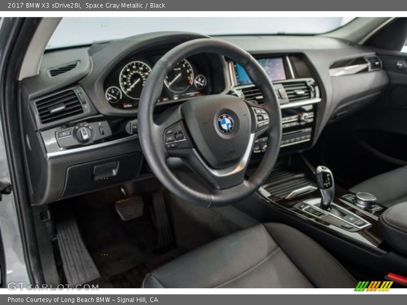 Space Gray Metallic / Black 2017 BMW X3 sDrive28i