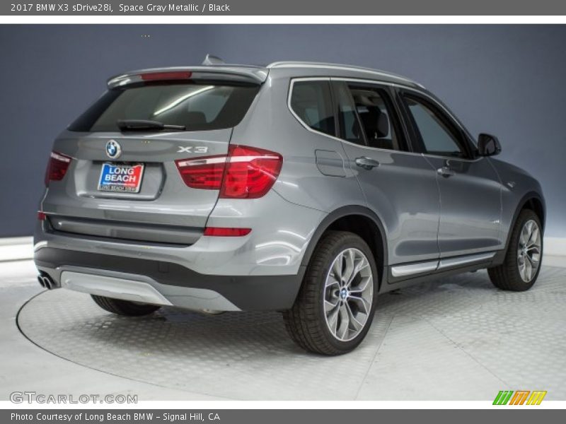Space Gray Metallic / Black 2017 BMW X3 sDrive28i