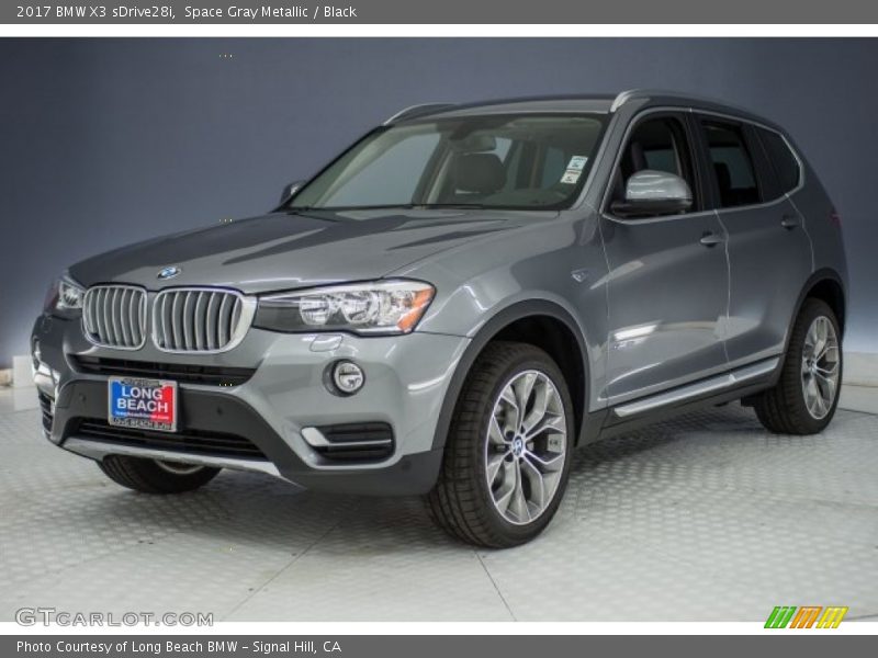 Space Gray Metallic / Black 2017 BMW X3 sDrive28i