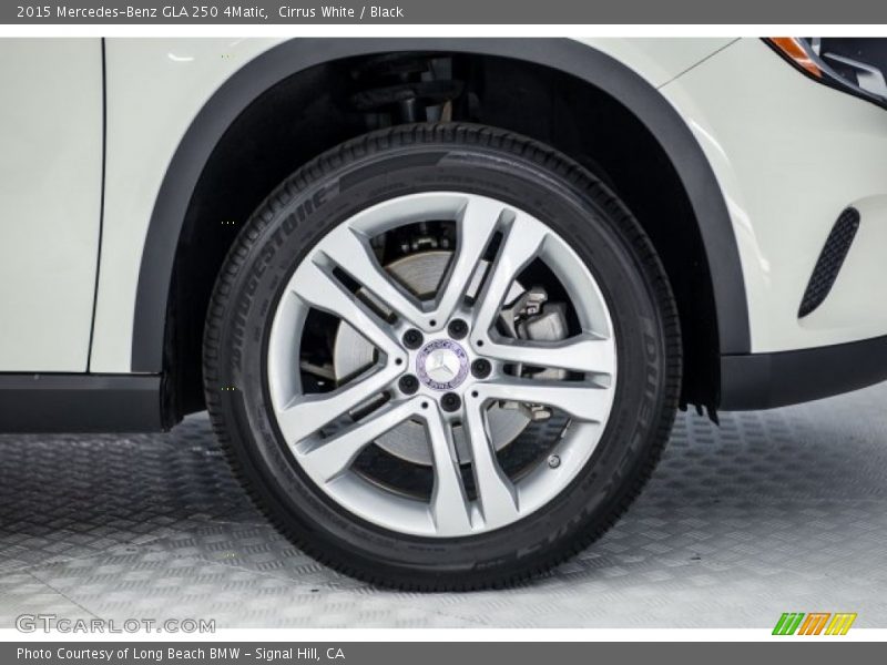 Cirrus White / Black 2015 Mercedes-Benz GLA 250 4Matic