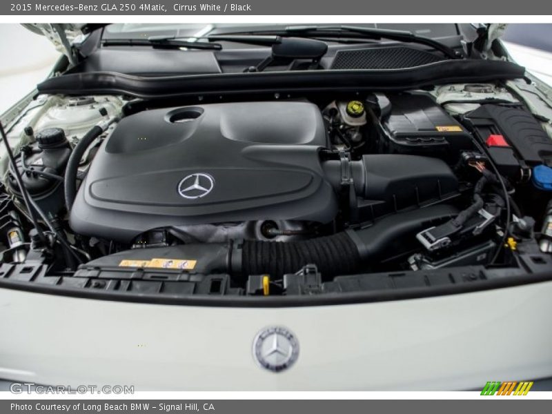 Cirrus White / Black 2015 Mercedes-Benz GLA 250 4Matic