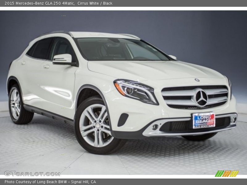 Cirrus White / Black 2015 Mercedes-Benz GLA 250 4Matic