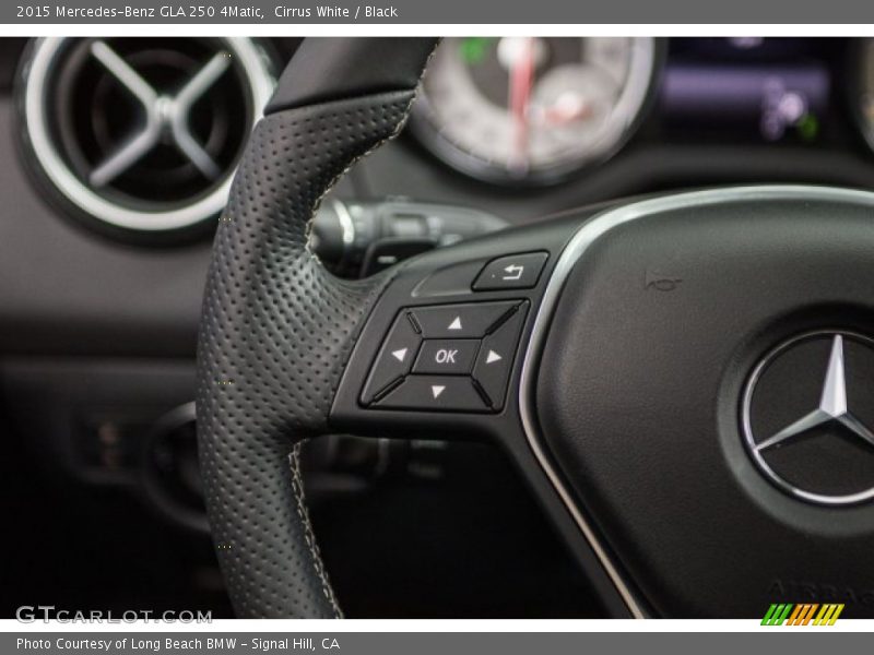 Cirrus White / Black 2015 Mercedes-Benz GLA 250 4Matic