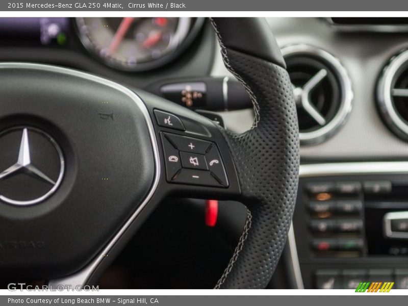 Cirrus White / Black 2015 Mercedes-Benz GLA 250 4Matic