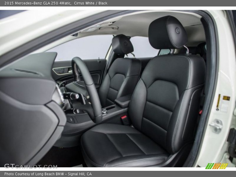Cirrus White / Black 2015 Mercedes-Benz GLA 250 4Matic
