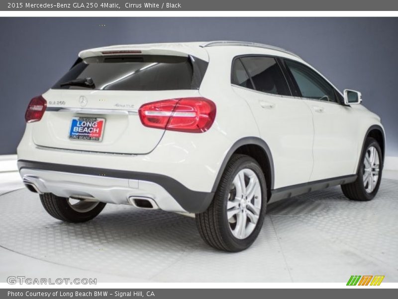 Cirrus White / Black 2015 Mercedes-Benz GLA 250 4Matic