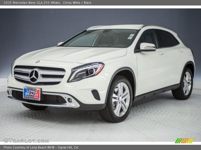 Cirrus White / Black 2015 Mercedes-Benz GLA 250 4Matic