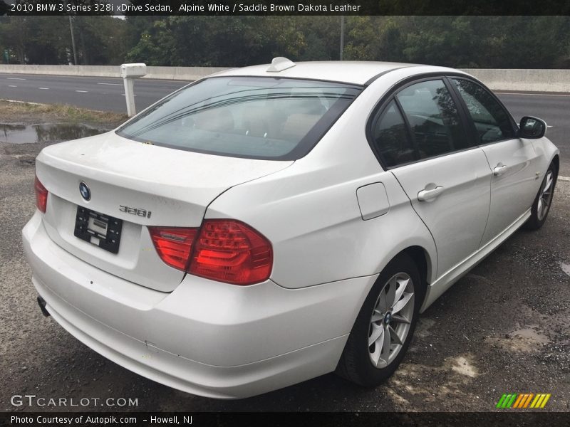 Alpine White / Saddle Brown Dakota Leather 2010 BMW 3 Series 328i xDrive Sedan