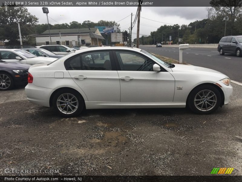 Alpine White / Saddle Brown Dakota Leather 2010 BMW 3 Series 328i xDrive Sedan