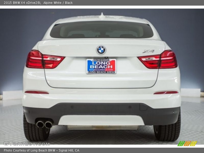 Alpine White / Black 2015 BMW X4 xDrive28i