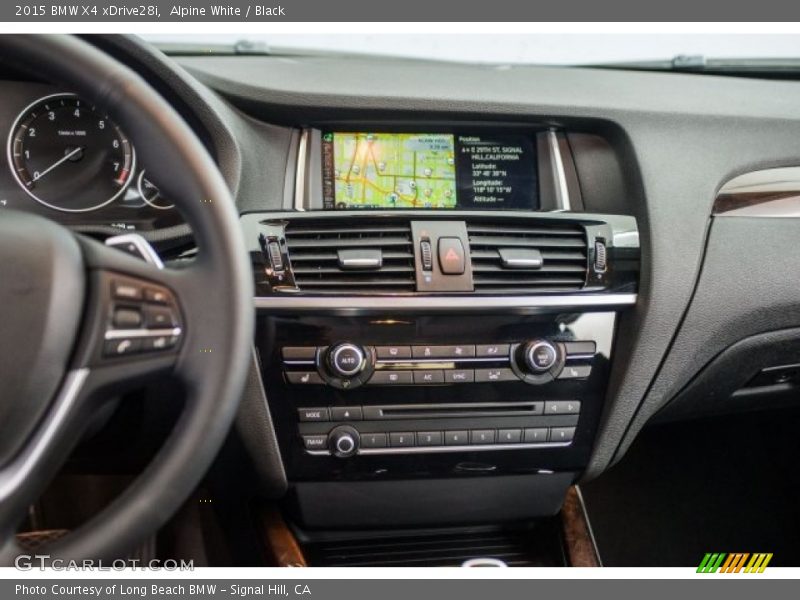 Alpine White / Black 2015 BMW X4 xDrive28i