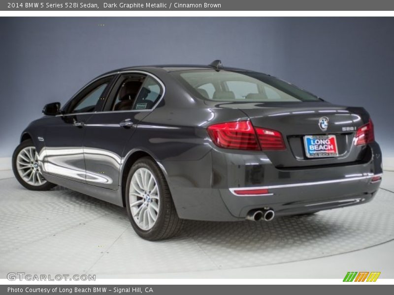 Dark Graphite Metallic / Cinnamon Brown 2014 BMW 5 Series 528i Sedan