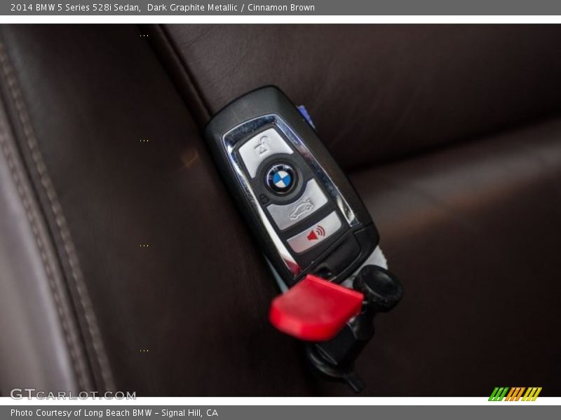 Dark Graphite Metallic / Cinnamon Brown 2014 BMW 5 Series 528i Sedan