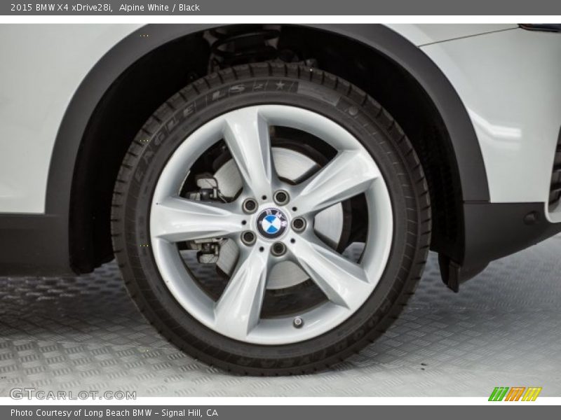 Alpine White / Black 2015 BMW X4 xDrive28i
