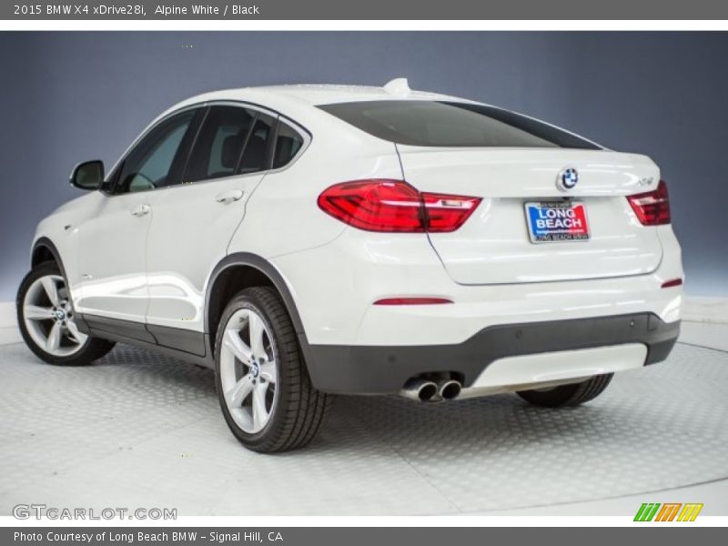 Alpine White / Black 2015 BMW X4 xDrive28i
