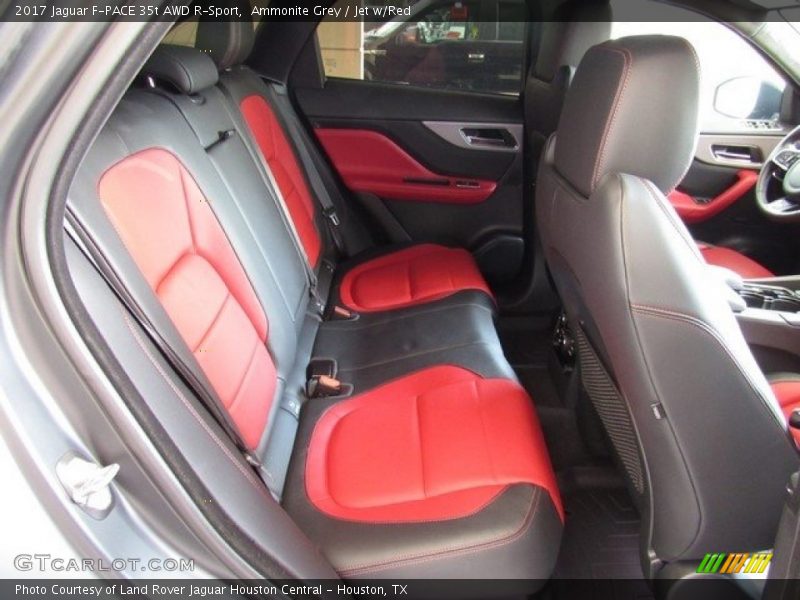 Ammonite Grey / Jet w/Red 2017 Jaguar F-PACE 35t AWD R-Sport