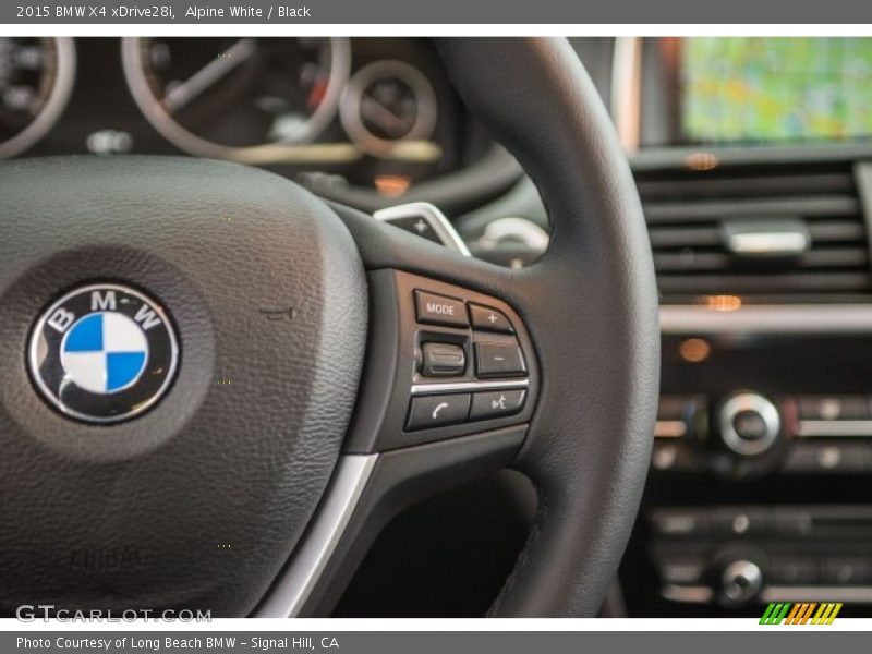 Alpine White / Black 2015 BMW X4 xDrive28i