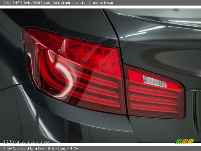 Dark Graphite Metallic / Cinnamon Brown 2014 BMW 5 Series 528i Sedan