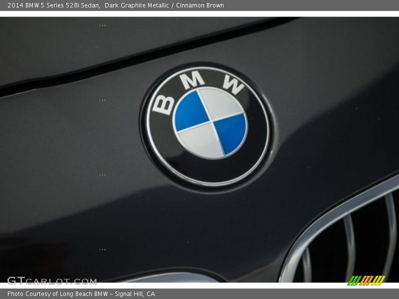 Dark Graphite Metallic / Cinnamon Brown 2014 BMW 5 Series 528i Sedan