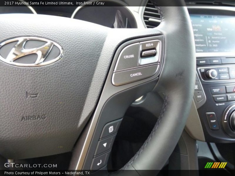 Iron Frost / Gray 2017 Hyundai Santa Fe Limited Ultimate