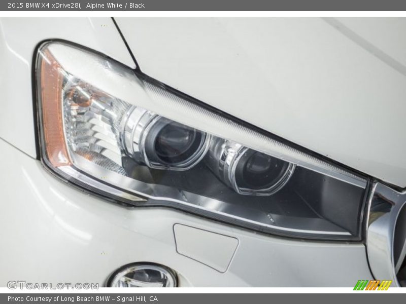 Alpine White / Black 2015 BMW X4 xDrive28i