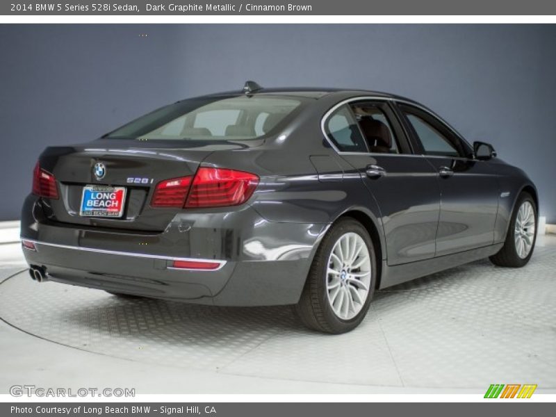 Dark Graphite Metallic / Cinnamon Brown 2014 BMW 5 Series 528i Sedan