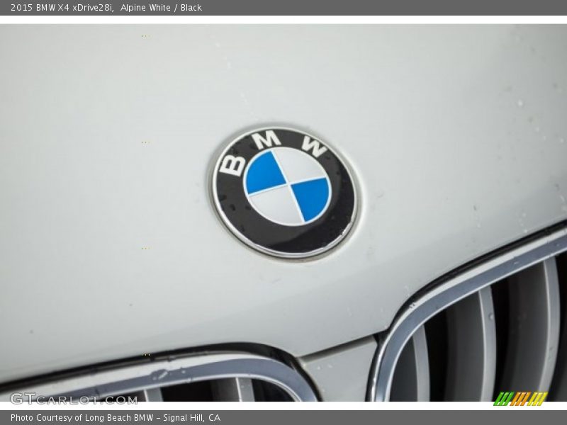 Alpine White / Black 2015 BMW X4 xDrive28i
