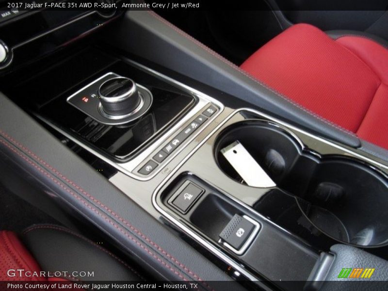 Ammonite Grey / Jet w/Red 2017 Jaguar F-PACE 35t AWD R-Sport