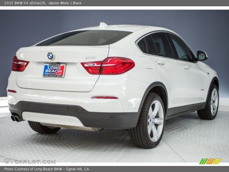 Alpine White / Black 2015 BMW X4 xDrive28i