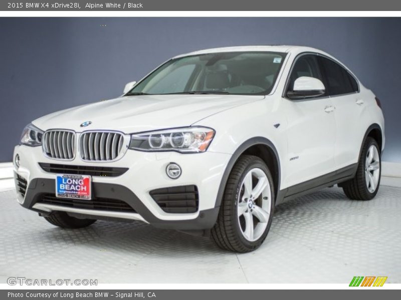 Alpine White / Black 2015 BMW X4 xDrive28i