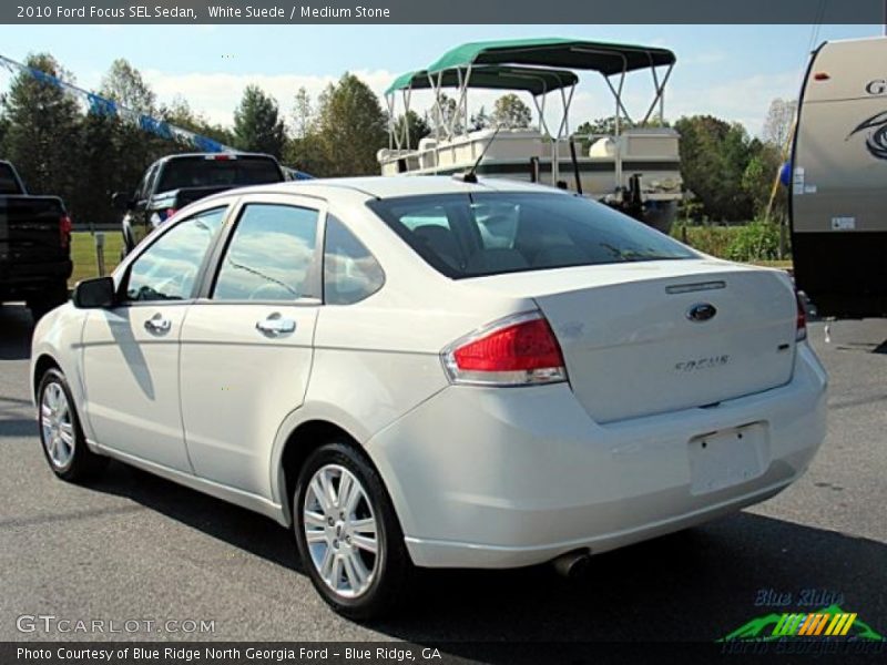 White Suede / Medium Stone 2010 Ford Focus SEL Sedan