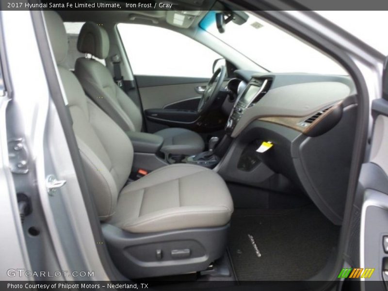 Iron Frost / Gray 2017 Hyundai Santa Fe Limited Ultimate