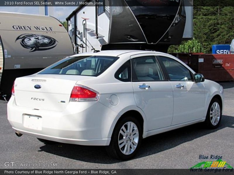 White Suede / Medium Stone 2010 Ford Focus SEL Sedan