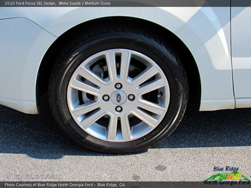 White Suede / Medium Stone 2010 Ford Focus SEL Sedan