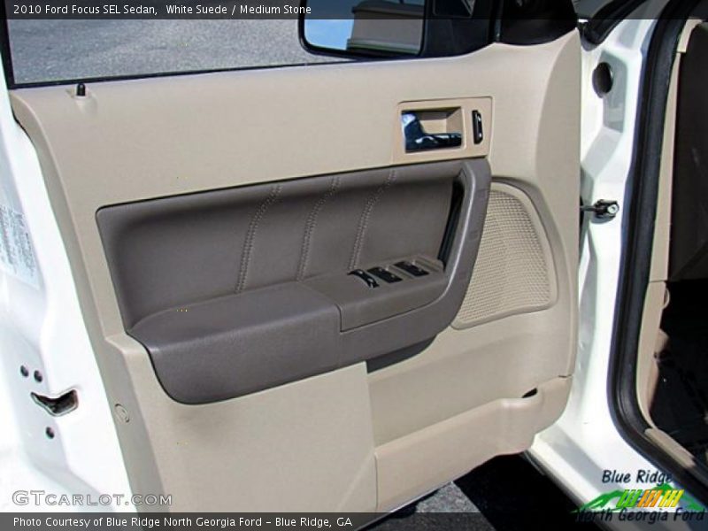 White Suede / Medium Stone 2010 Ford Focus SEL Sedan