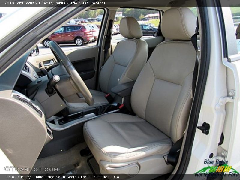 White Suede / Medium Stone 2010 Ford Focus SEL Sedan