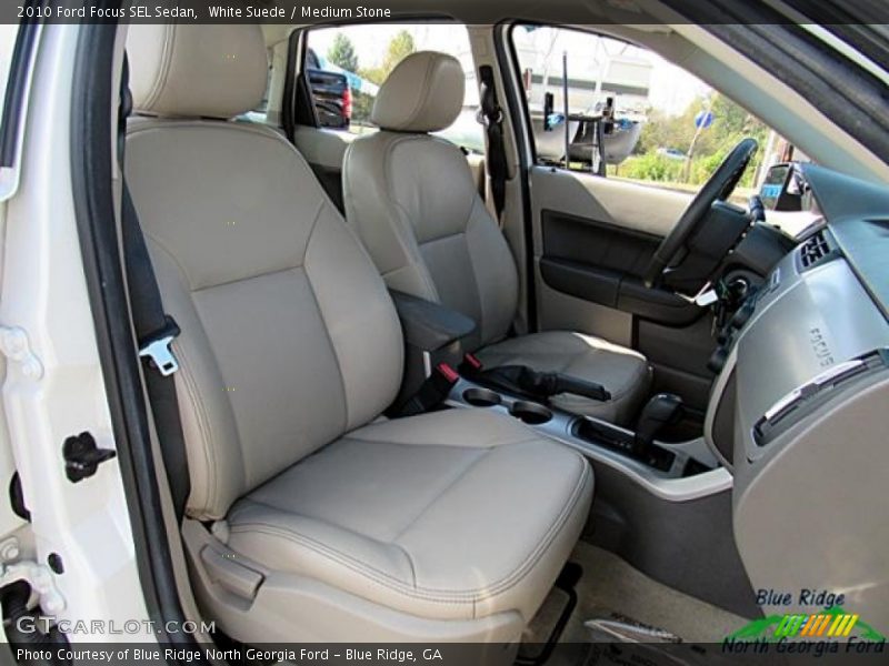 White Suede / Medium Stone 2010 Ford Focus SEL Sedan