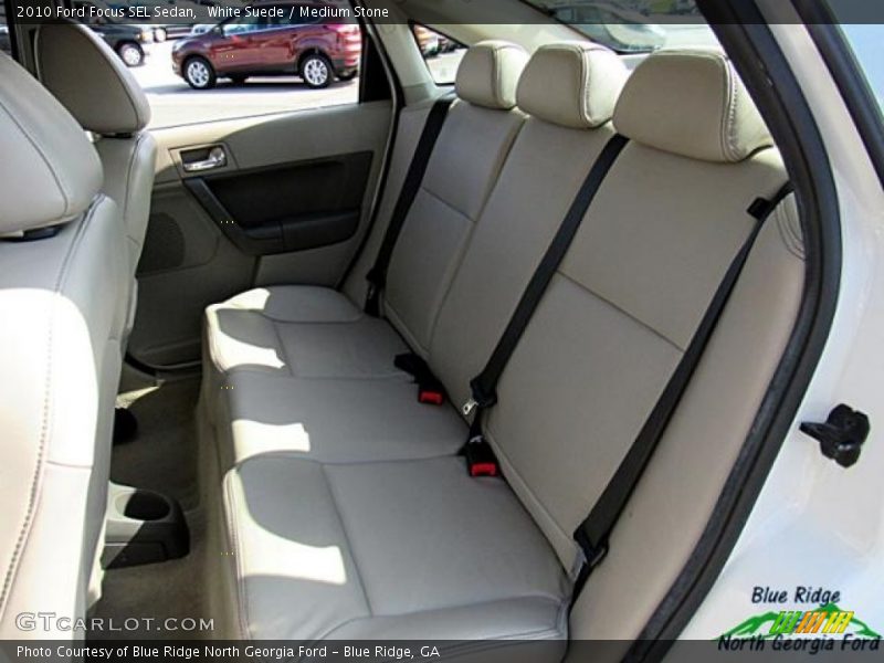 White Suede / Medium Stone 2010 Ford Focus SEL Sedan