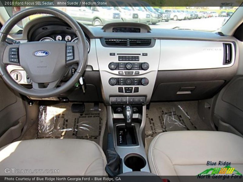 White Suede / Medium Stone 2010 Ford Focus SEL Sedan